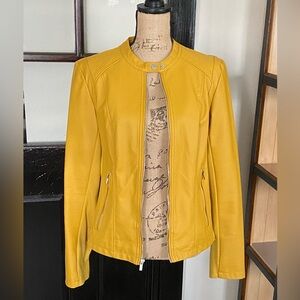 NWOT. Express Faux Leather Moto
Jacket, Sz L